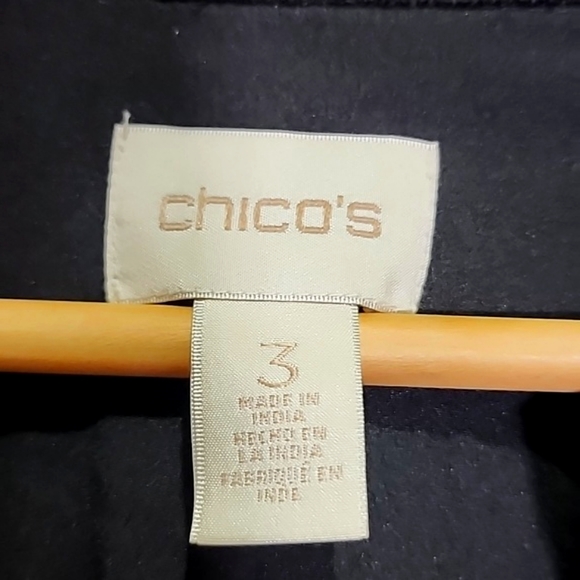 Chicos embroidered lace blazer size 3 - Picture 5 of 8